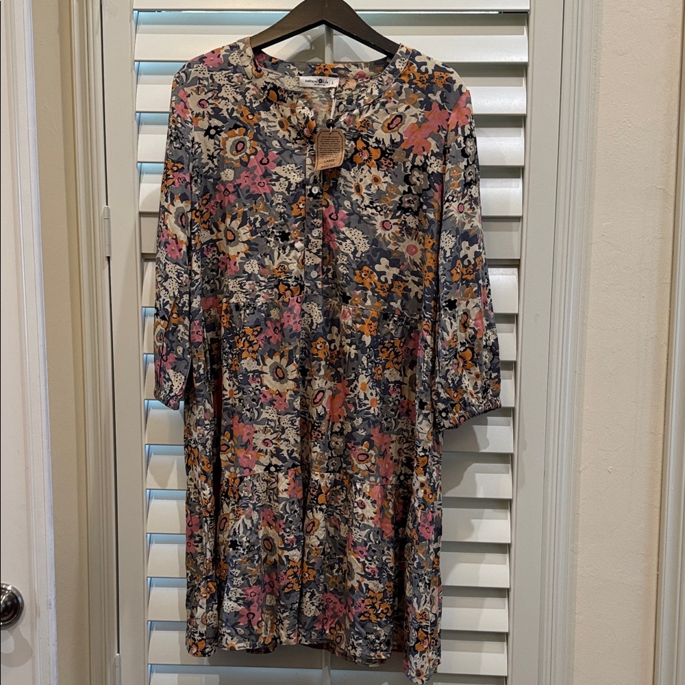 Natural Life Floral Mini Dress
